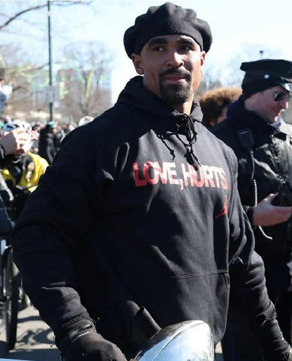 Jalen Hurts Love Hurts Black Hoodie