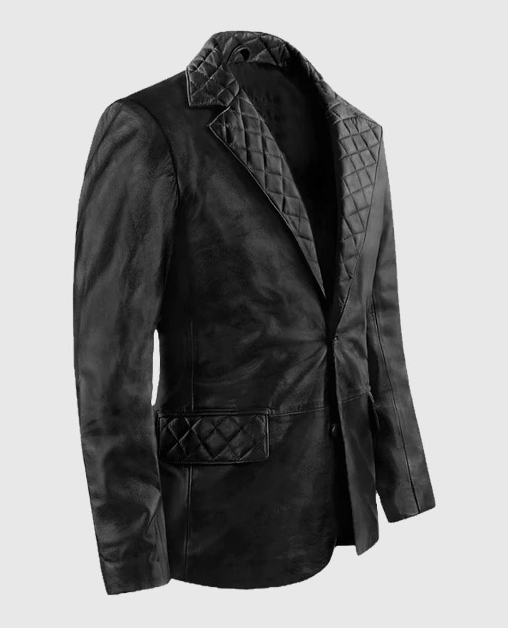 Men's Harper Leather Blazer