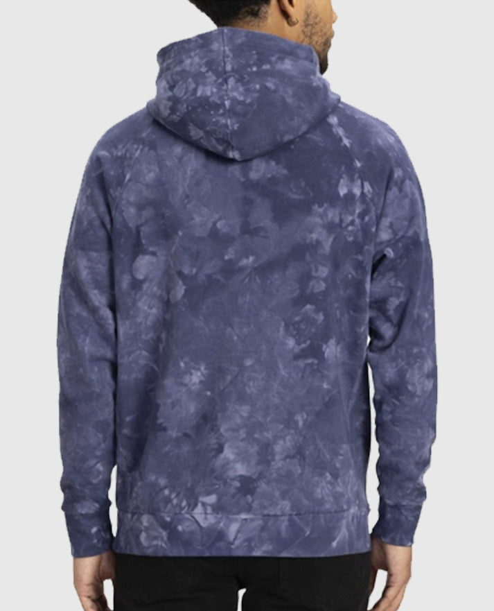 Snorlax Blue Mineral-Wash Pullover Hoodie