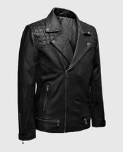 Men's Ironwood Black Biker Leather Jacket