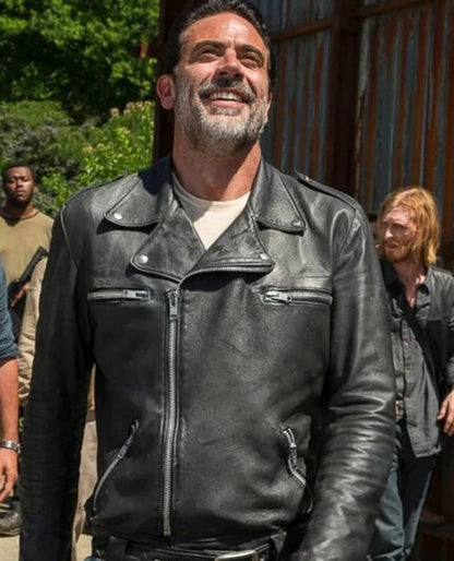 Jeffrey Morgan The Walking Dead Leather Jacket