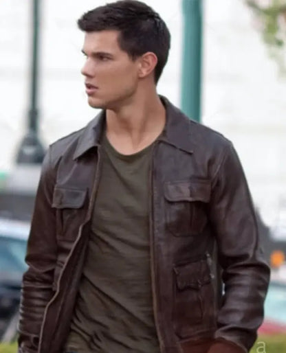 Taylor Lautner Abduction Leather Jacket