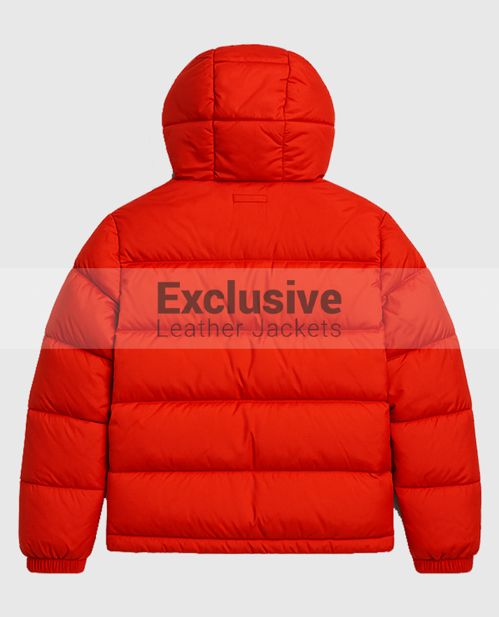 Billie Eilish Red Puffer Jacket