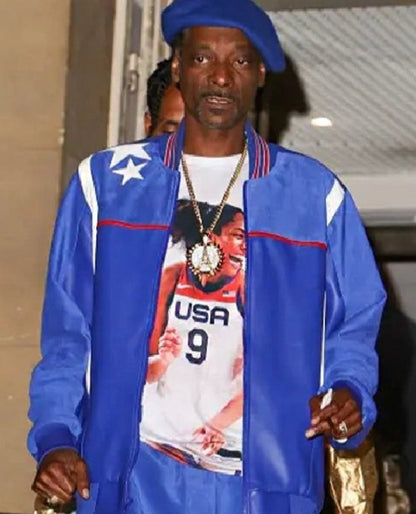Snoop Dogg Paris 2024 Olympics Purple Jacket