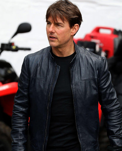 Tom Cruise Mission Impossible Fallout Leather Jacket