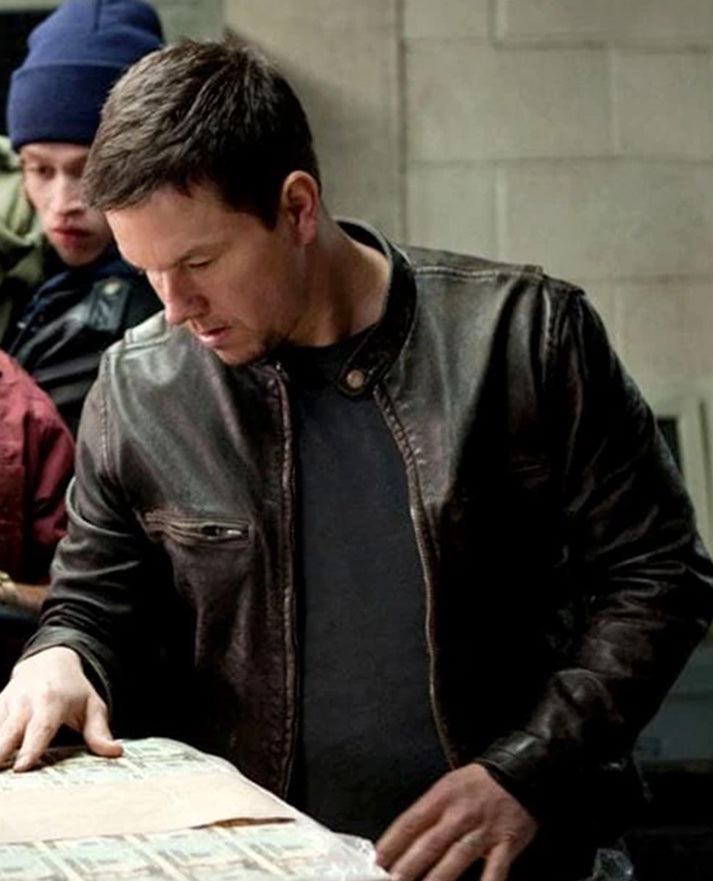 Mark Wahlberg Contraband Leather Jacket