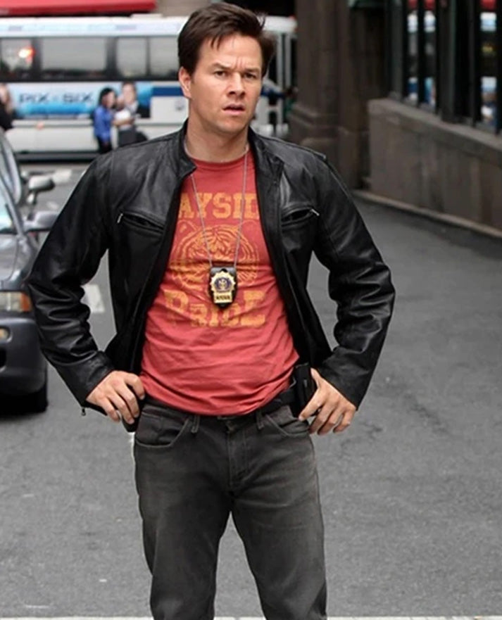 Mark Wahlberg The Other Guys Leather Jacket