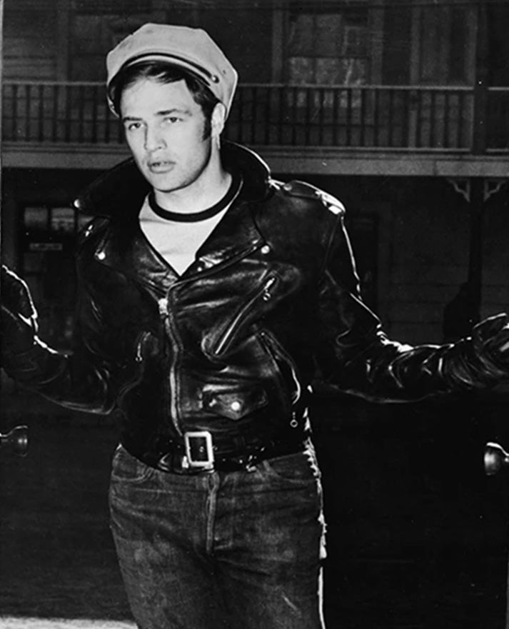 Marlon Brando The Wild One Leather Jacket