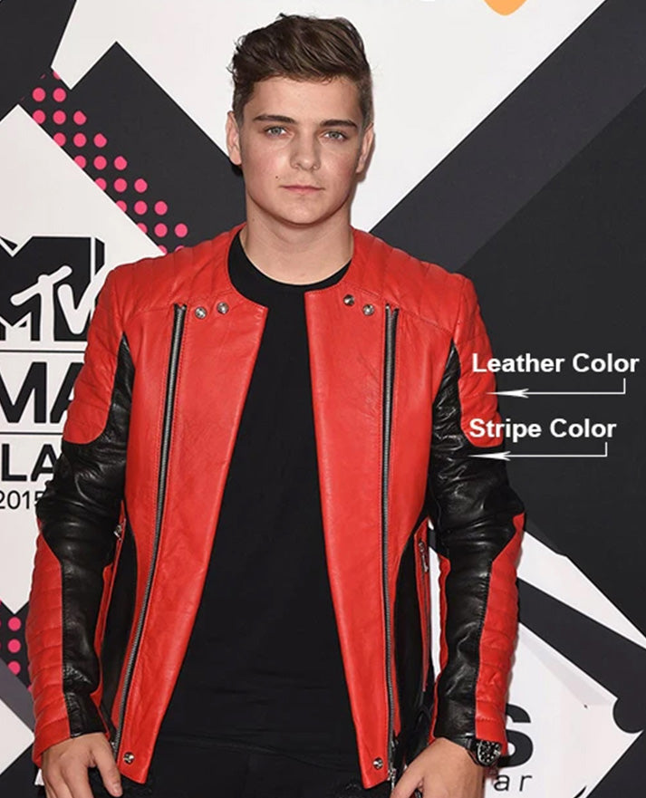 Martin Garrix MTV European Music Awards Leather Jacket