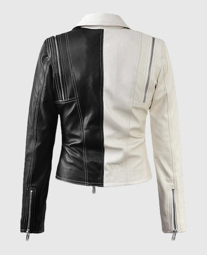 Women's Moto Twister Leather Jacket