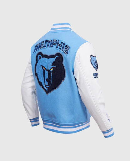 NBA Memphis Grizzlies Men's Rib Wool Varsity Jacket