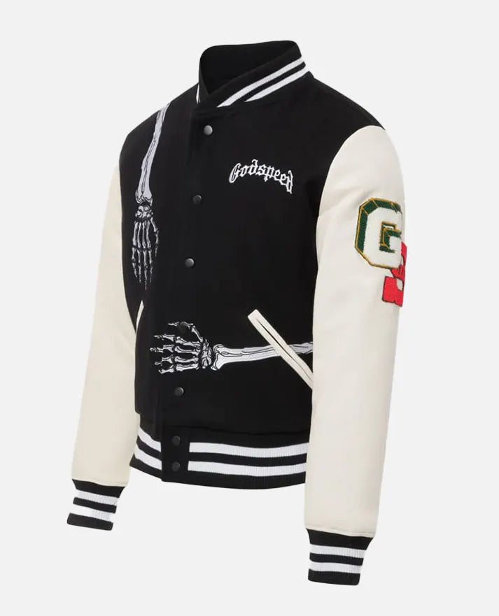 Godspeed Skull Rod Varsity Jacket