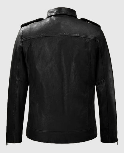 Men's Rutland Black Riding Leather Jacket