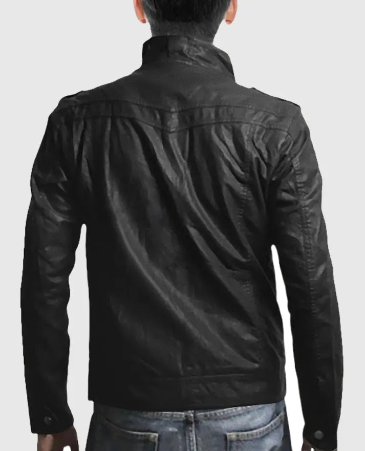 Men's Street Style Leather Jacket