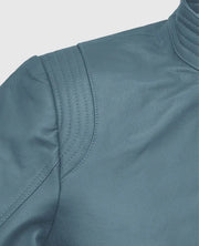 Men's Davin Blue Leather jacket
