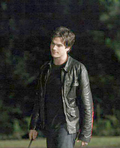 Damon Salvatore Leather Jacket