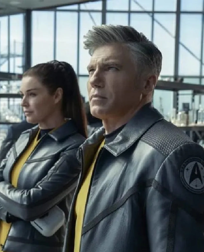 Star Trek Strange New Worlds Leather Jacket