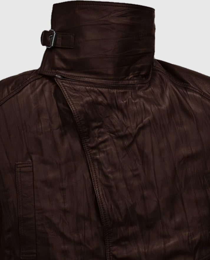 Wrinkled Brown Ryan Gosling Blade Runner 2049 Long Coat