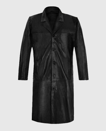 Al Pacino Insomnia Leather Trench Coat