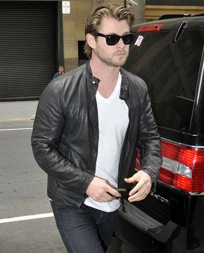 Chris Hemsworth Leather Jacket