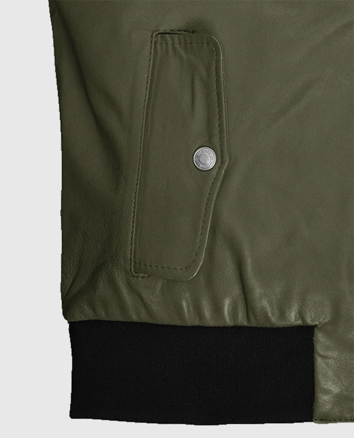 Men's Coach Varsity Leather Jacket