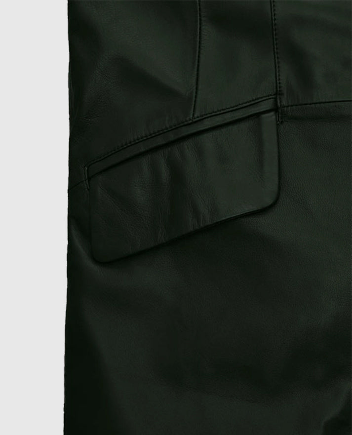 Women's Chelsea Leather Long Coat