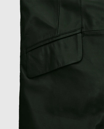 Women's Chelsea Leather Long Coat