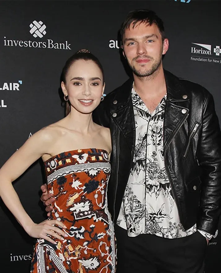Nicholas Hoult Leather Jacket