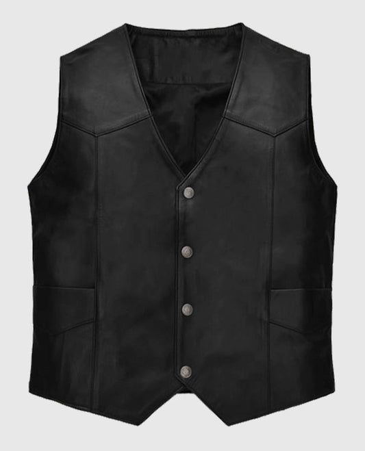 Dwayne Johnson The Fate Of The Furious Leather Vest