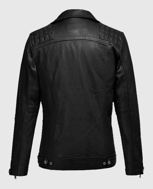 Men's Ironwood Black Biker Leather Jacket