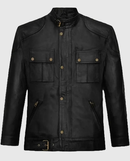 The Expendables Lee Christmas Leather Jacket