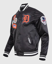 Detroit Tigers DIY Pick Stitch Classic Rib Satin Jacket
