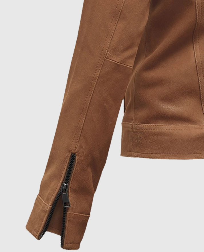 Jennifer Morrison Once Upon A Time Suede Leather Jacket