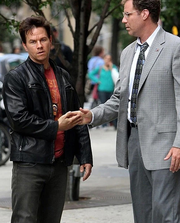 Mark Wahlberg The Other Guys Leather Jacket
