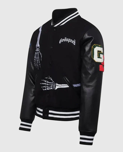 Godspeed Skull Rod Varsity Jacket