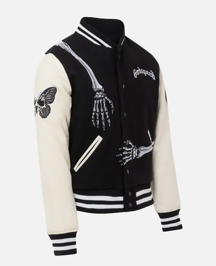 Godspeed Skull Rod Varsity Jacket
