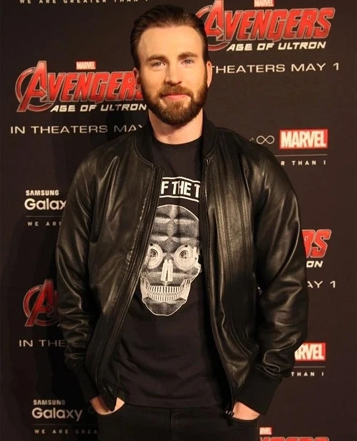 Chris Evans Leather Jacket