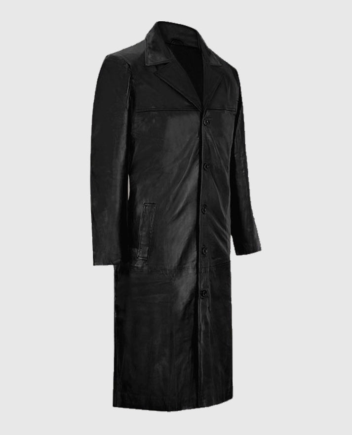 Al Pacino Insomnia Leather Trench Coat