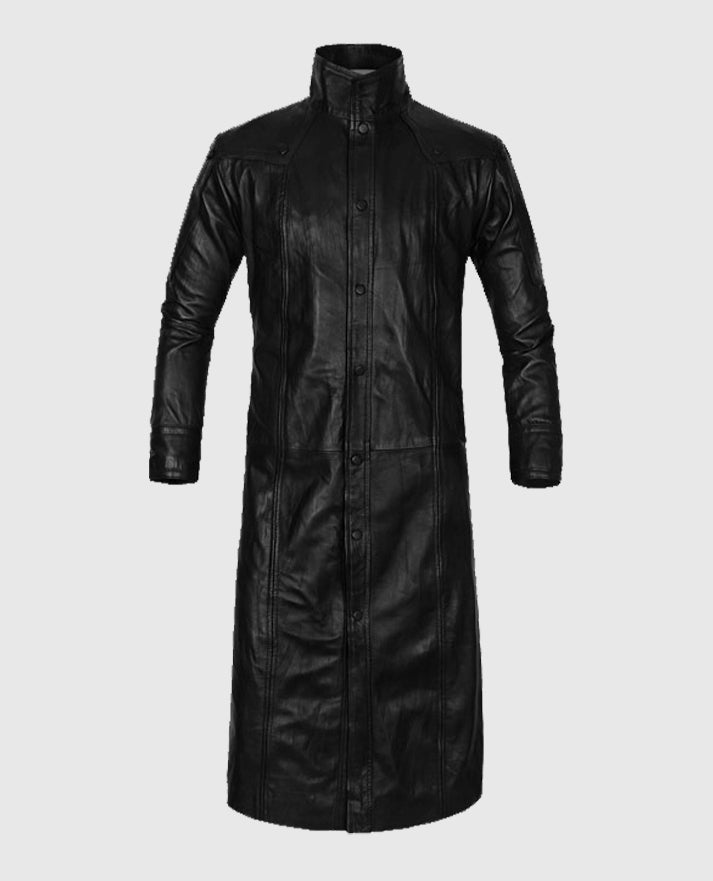 The Avengers Nick Fury Leather Trench Coat