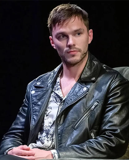 Nicholas Hoult Leather Jacket