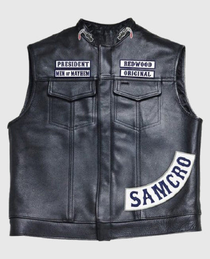 Jax Teller Sons of Anarchy Leather Vest