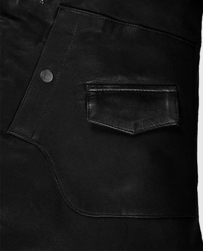 Men's Falcon Black Rider Leather Jacket