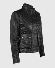 Emily Blunt Leather Jacket