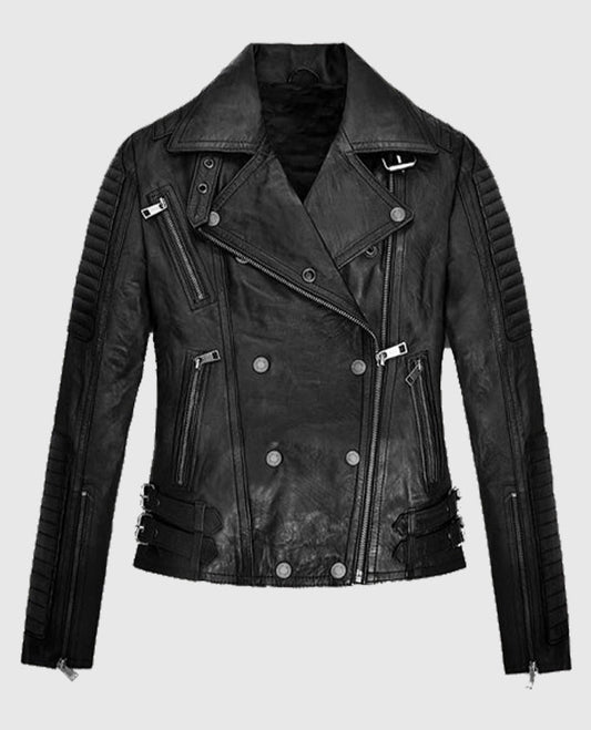 Keira Knightley Leather Jacket