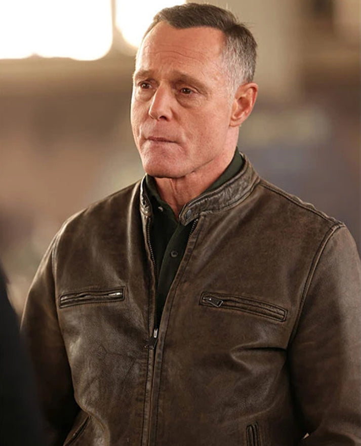 Jason Beghe Chicago P.D. Hank Voight Leather Jacket