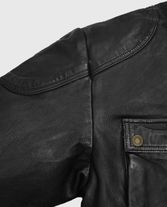 Brad Pitt Benjamin Button Leather Jacket