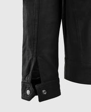 Men's Thunder Storm Black Biker Leather Jacket