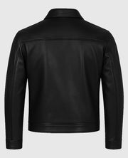 Tom Cruise Mission Impossible 8 Black Leather Jacket