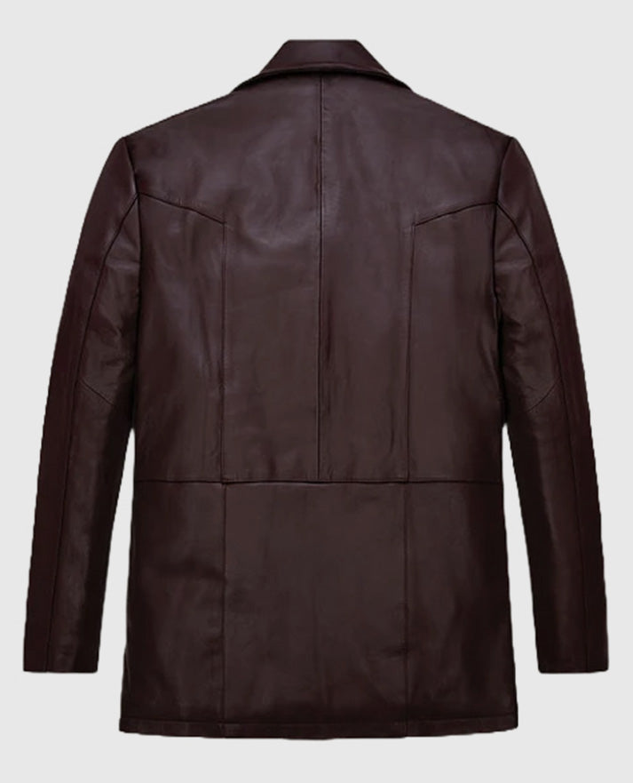 Johnny Depp Donnie Brasco Leather Blazer