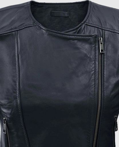 Women's Black Leather Jacket